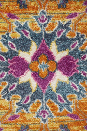 Eclectic Critical Rust Round Rug