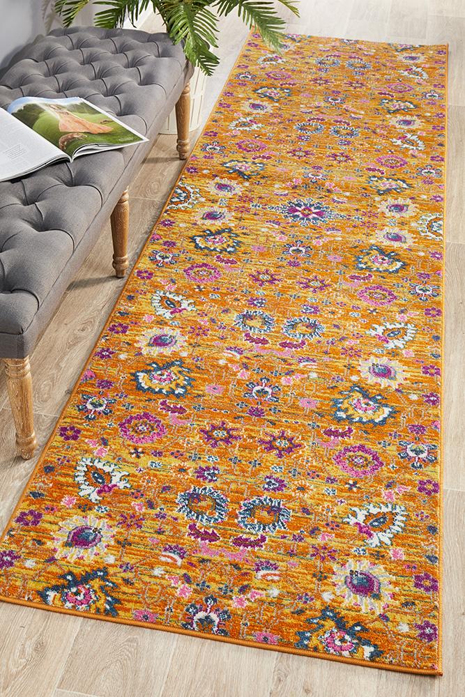 Eclectic Critical Rust Runner Rug