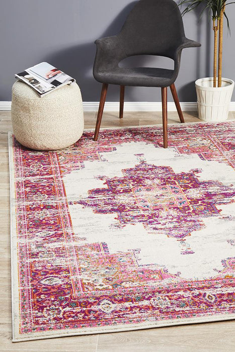Eclectic Criticalne Pink Rug