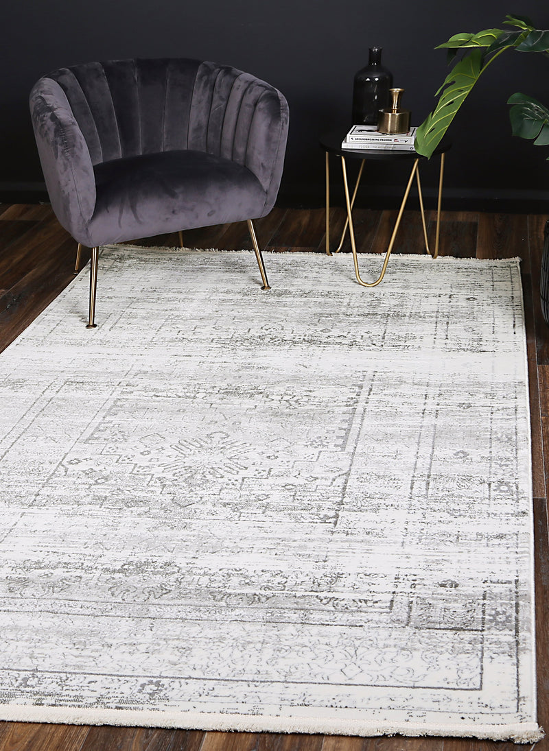 Cordelia Traditional Grey Rug