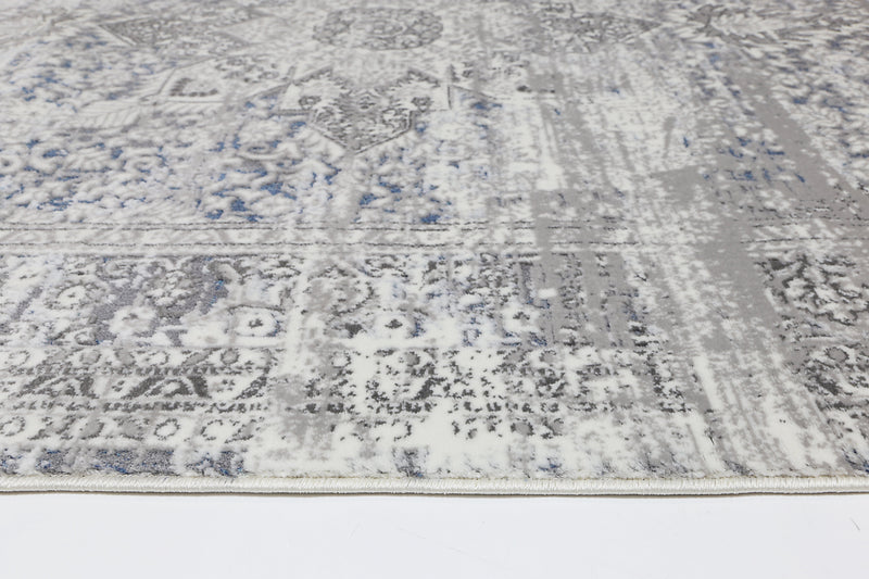Cordelia Medalion Grey Blue Rug