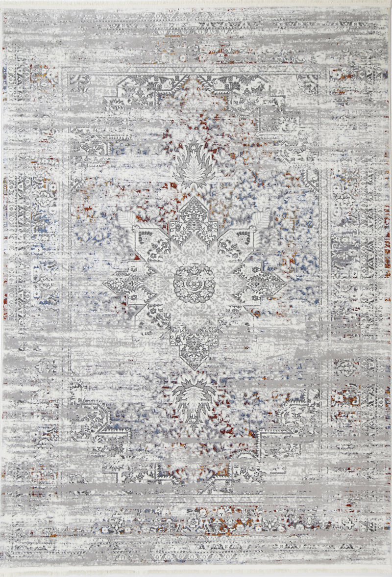 Cordelia Medalion Grey Multi Rug