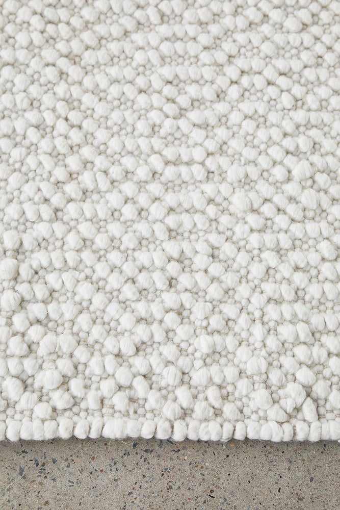 Textile White Rug