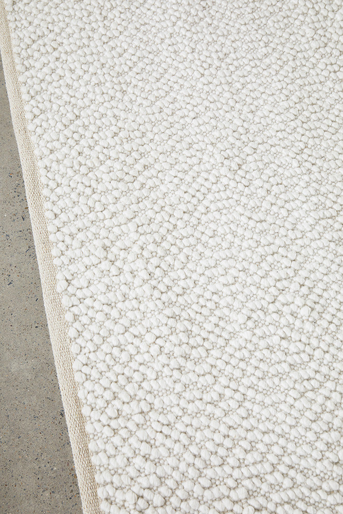 Textile White Rug