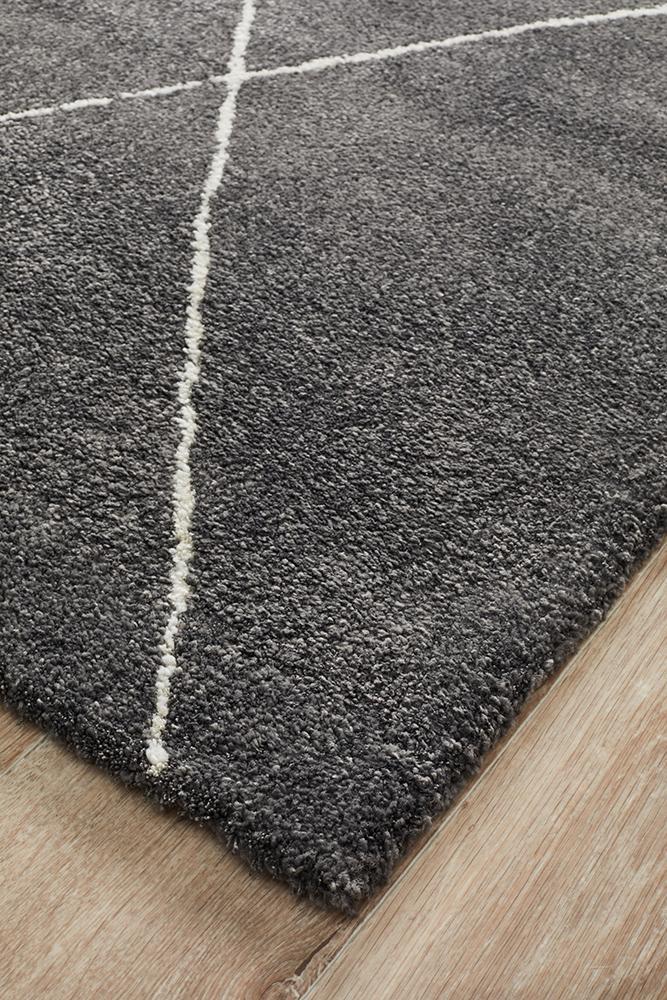 Theatrical ThreeOne Charcoal Rug