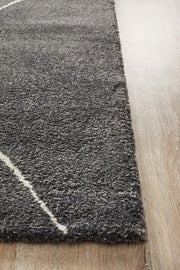 Theatrical ThreeOne Charcoal Rug