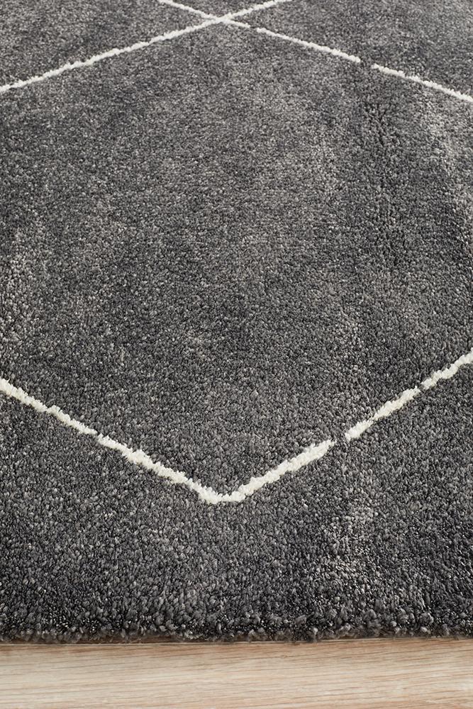 Theatrical ThreeOne Charcoal Rug