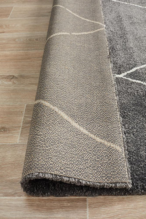 super soft rug Charcoal 