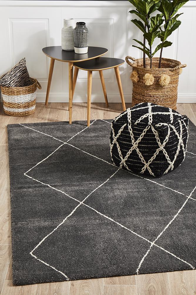 Theatrical ThreeOne Charcoal Rug