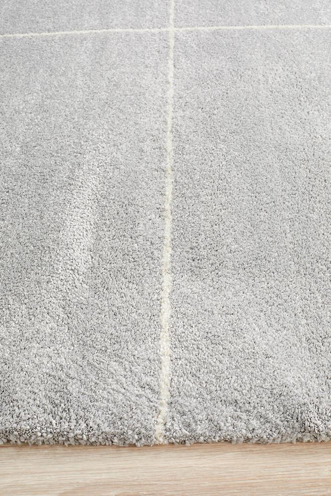 Theatrical ThreeFive Silver Rug