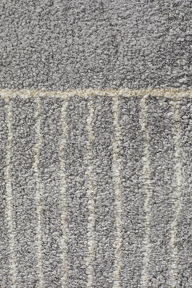 Theatrical ThreeFive Silver Rug