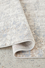 Umber Grit Blue Rug