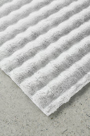 Bubble Machine Washable Silver Rug