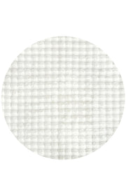 Bubble Machine Washable White Rug