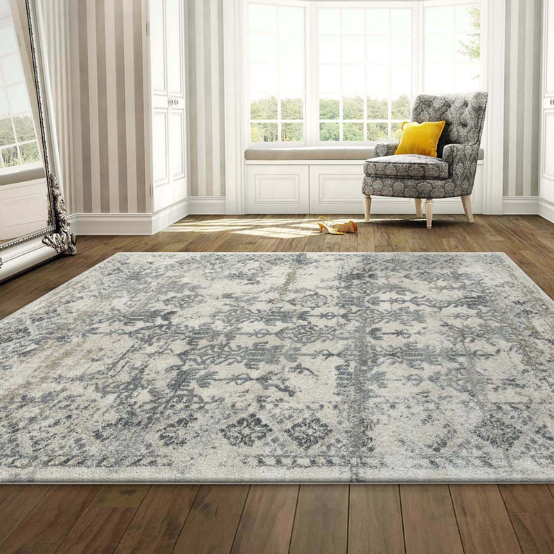 Floret Spike Grey Rug