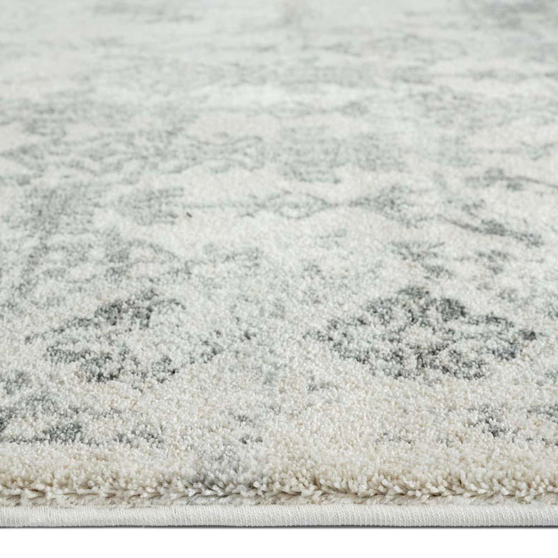 Floret Spike Grey Runner Rug