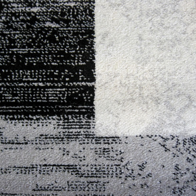 Beantown Patch Black Rug