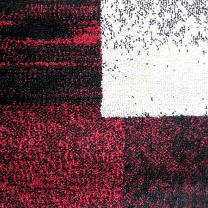 Beantown Patch Red Rug
