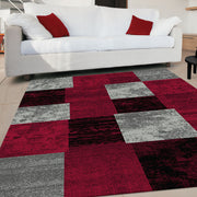 Beantown Patch Red Rug