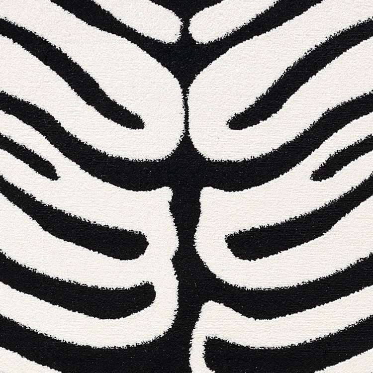 Beantown Zebra Black & White Rug