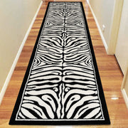 Beantown Zebra Black & White Rug