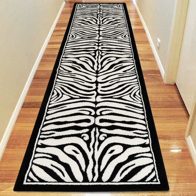Beantown Zebra Black & White Rug