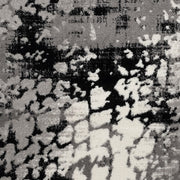 Beantown Leopard Grey Runner Rug