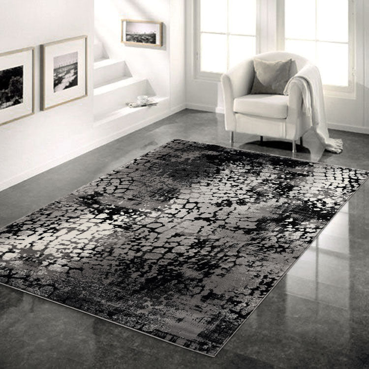 Beantown Leopard Grey Rug