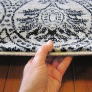 Beantown Floral Grey Runner Rug