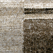 Beantown Line Beige Runner Rug