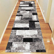 Beantown Marble Grey Runner Rug