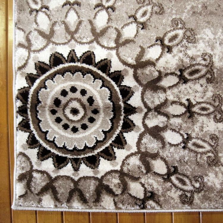 Boston Collection 6447 Brown Runner Rug