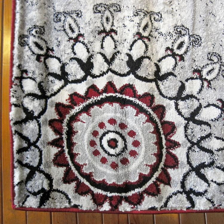 Boston Collection 6447 Red Runner Rug