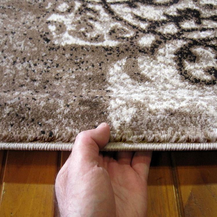 Boston Collection 6968 Brown Runner Rug