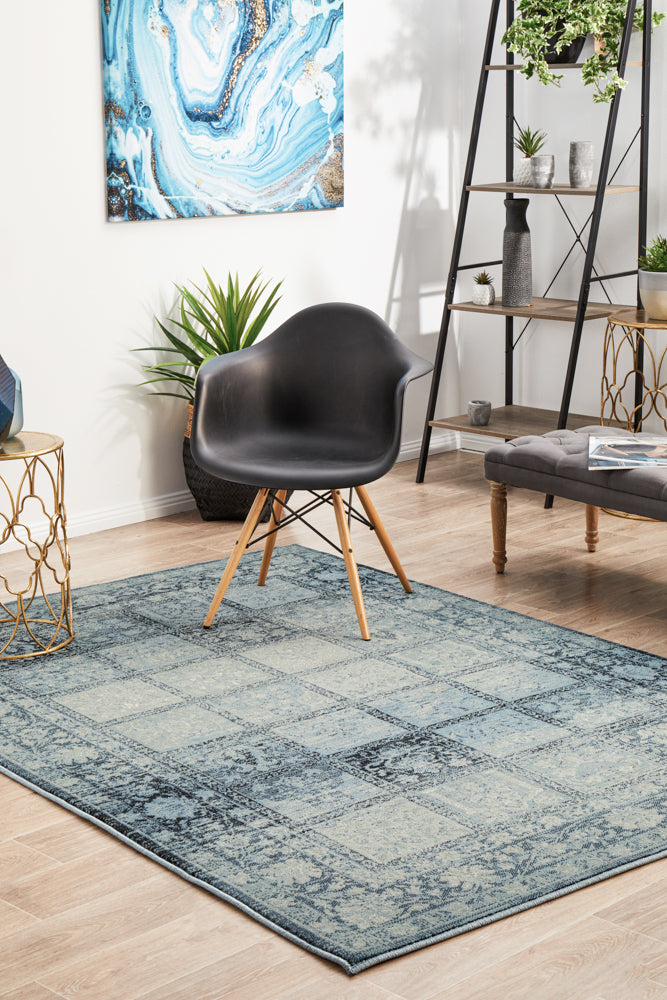Heritage Paradise Rug Navy