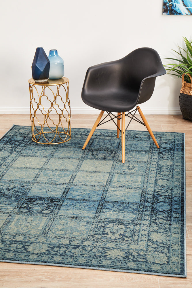 Heritage Paradise Rug Navy