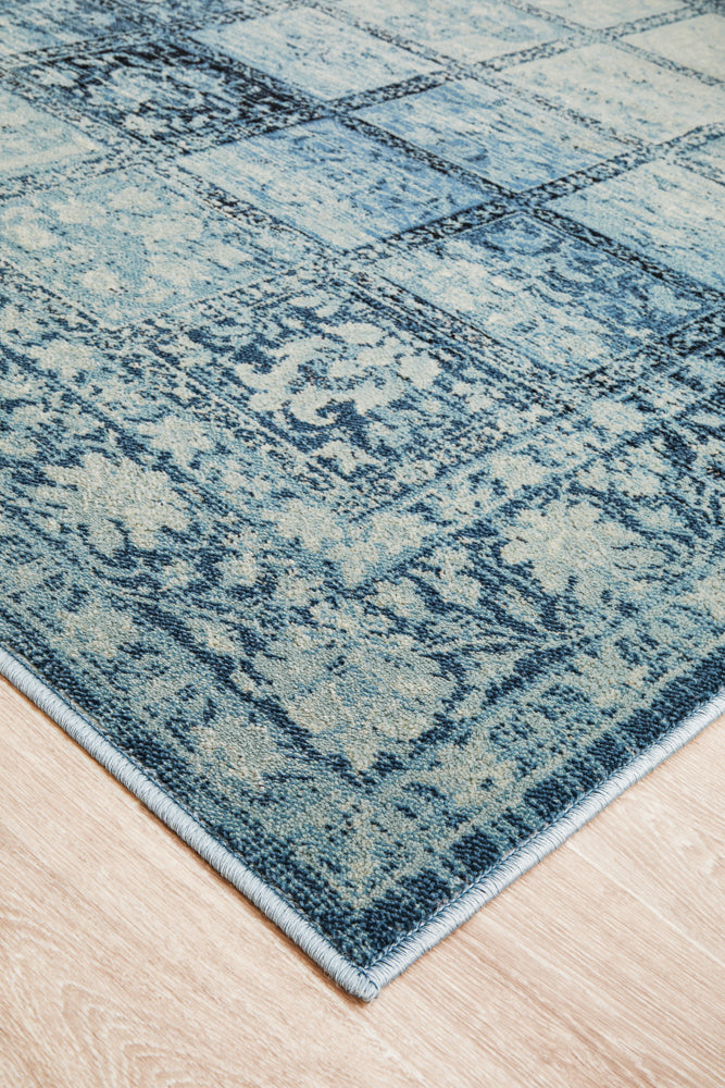 Heritage Paradise Rug Navy