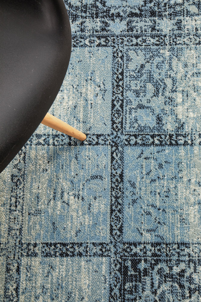 Heritage Paradise Rug Navy