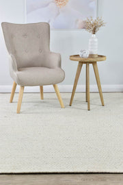kalvin Wool Silver Ivory Rug