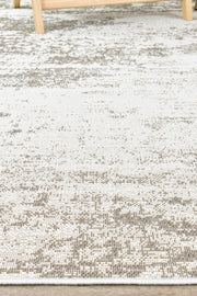 Caramel Beige White Rug