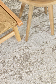 Caramel Beige White Rug