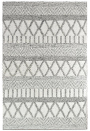 Acdian White Silver Rug