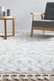 Casualness Moorish White Rug