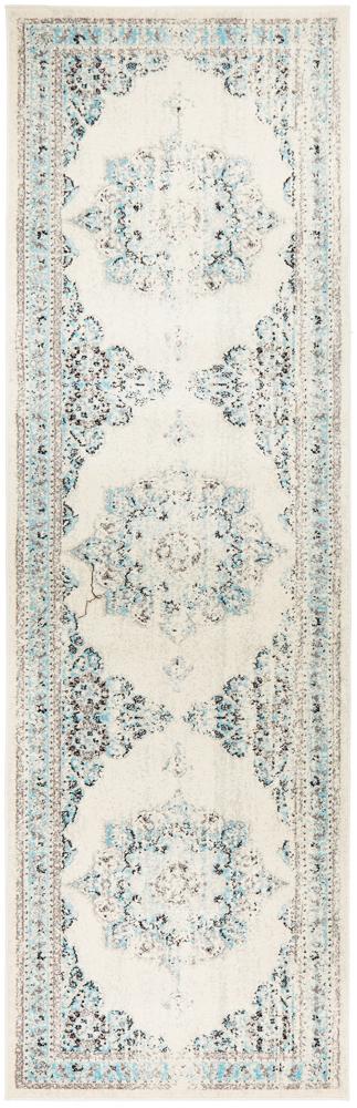 Rhythmic Smooth White Rug