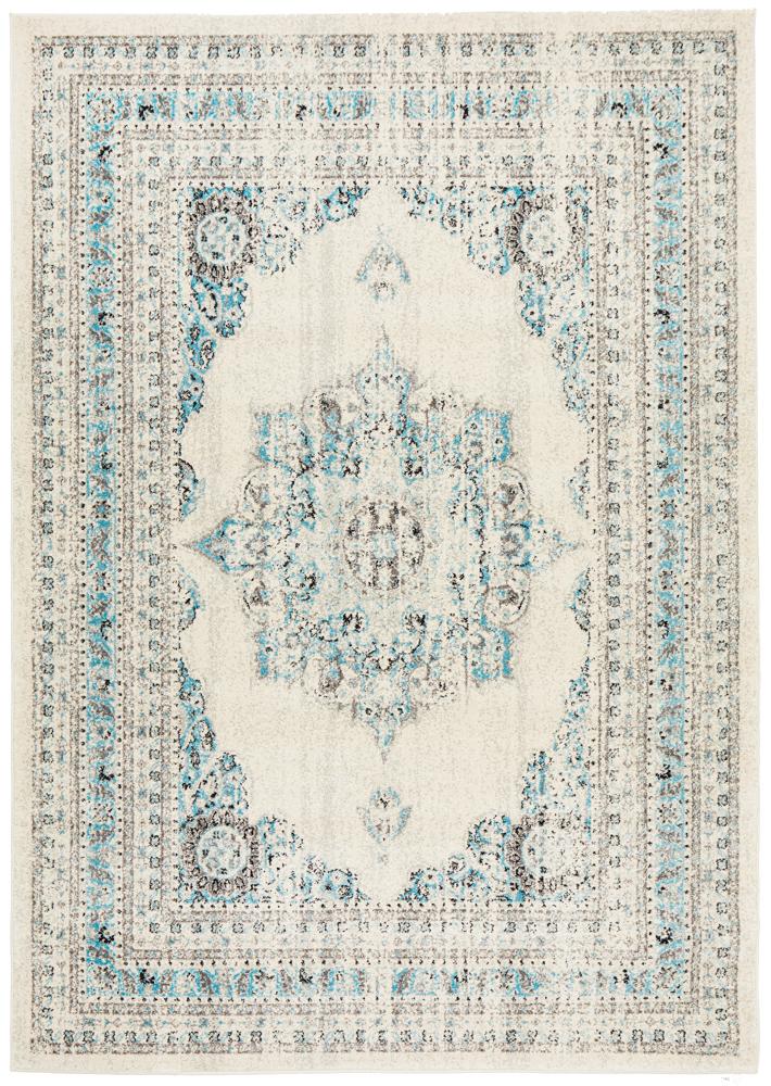Rhythmic Smooth White Rug