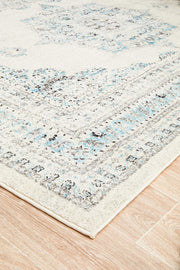 Rhythmic Smooth White Rug