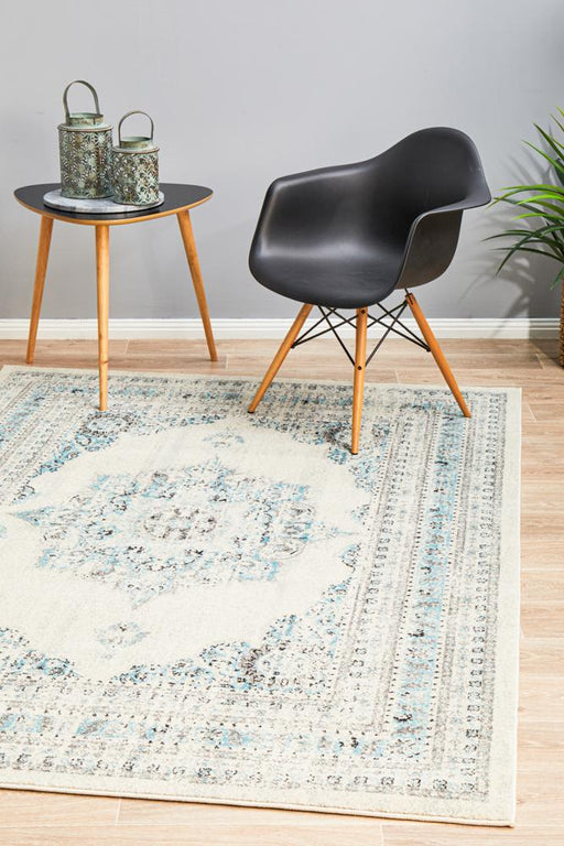 Rhythmic Smooth White Rug