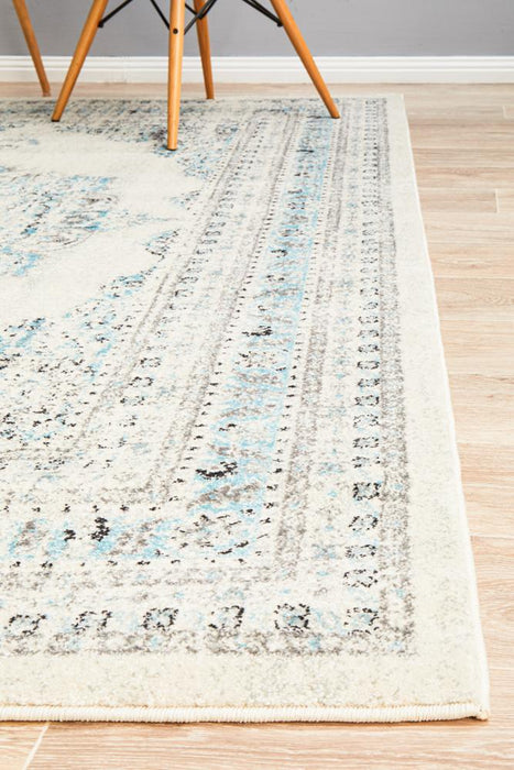Rhythmic Smooth White Rug — SydneyRugsOnline