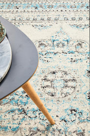 Rhythmic Smooth White Rug