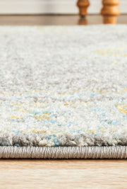 Rhythmic Tuneful Grey Runner Rug